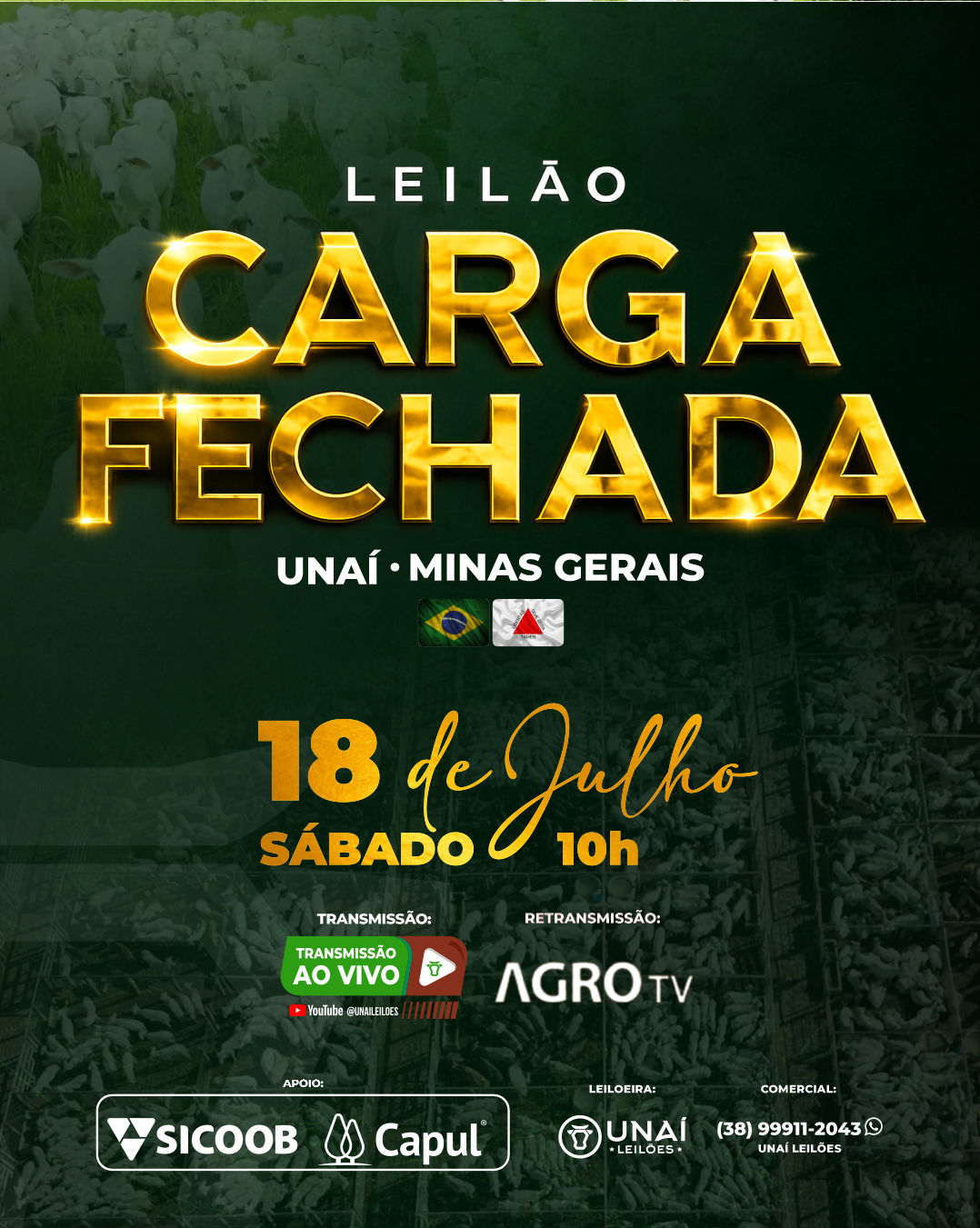 LEIL�O ESPECIAL CARGA FECHADA UNA�-MG
